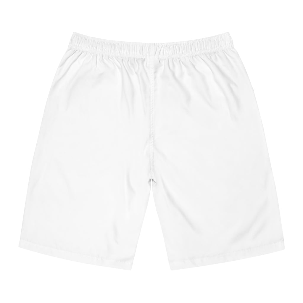 Rescue Token Logo Men's Board Shorts — Lightweight Swim Trunks