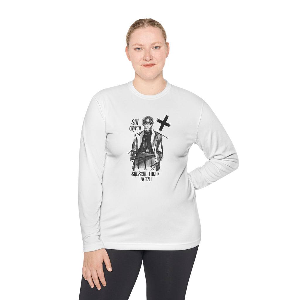 Long Sleeve Tee — Gothic Cross Graphic with 'Soul Crypt' Illustration