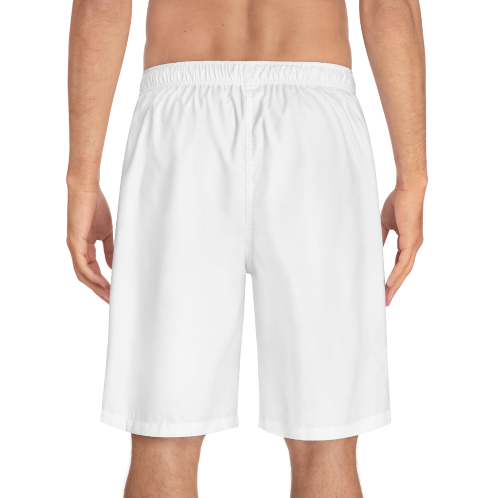 Rescue Token Logo Men's Board Shorts — Lightweight Swim Trunks