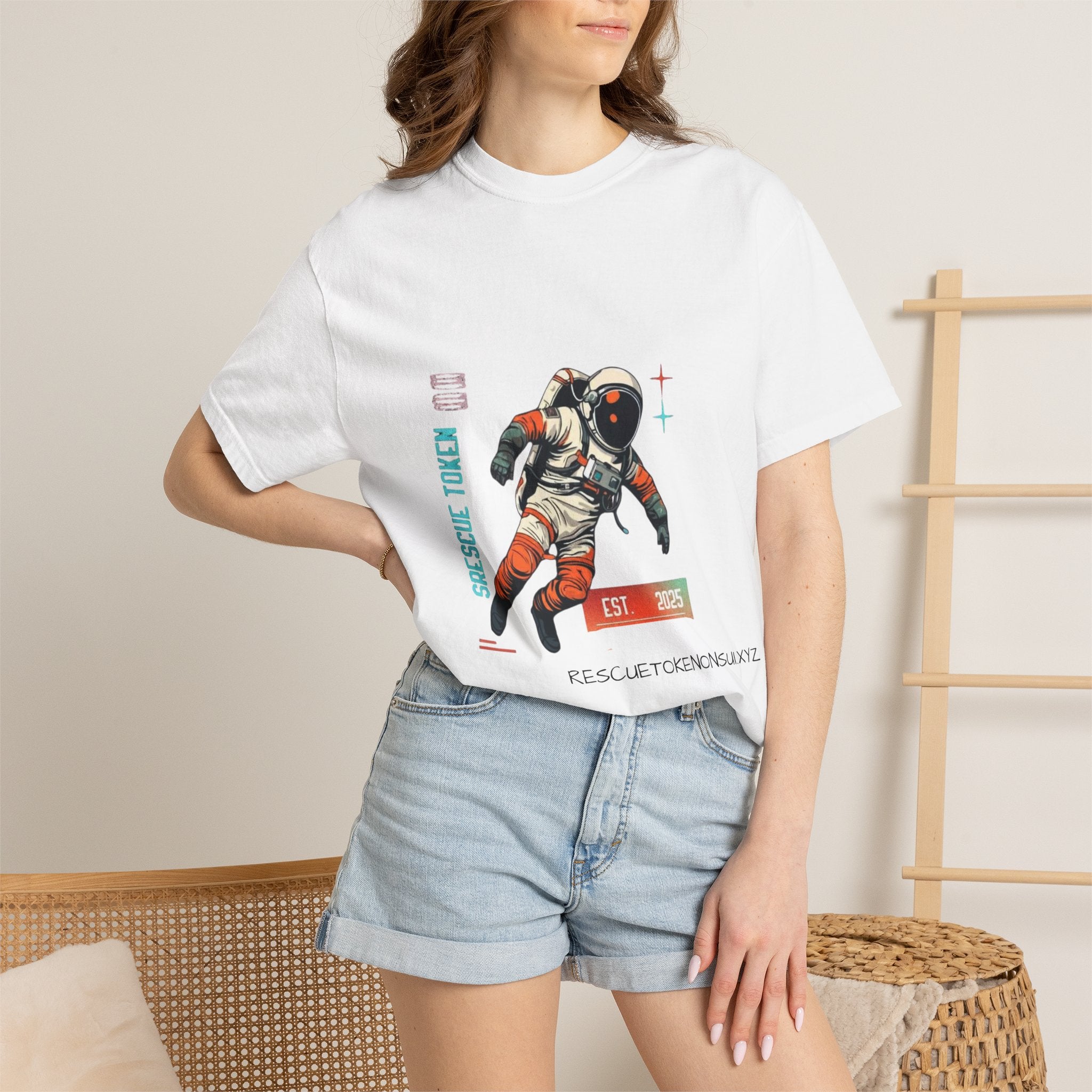 Astronaut Graphic T-Shirt — Retro Space Explorer Tee