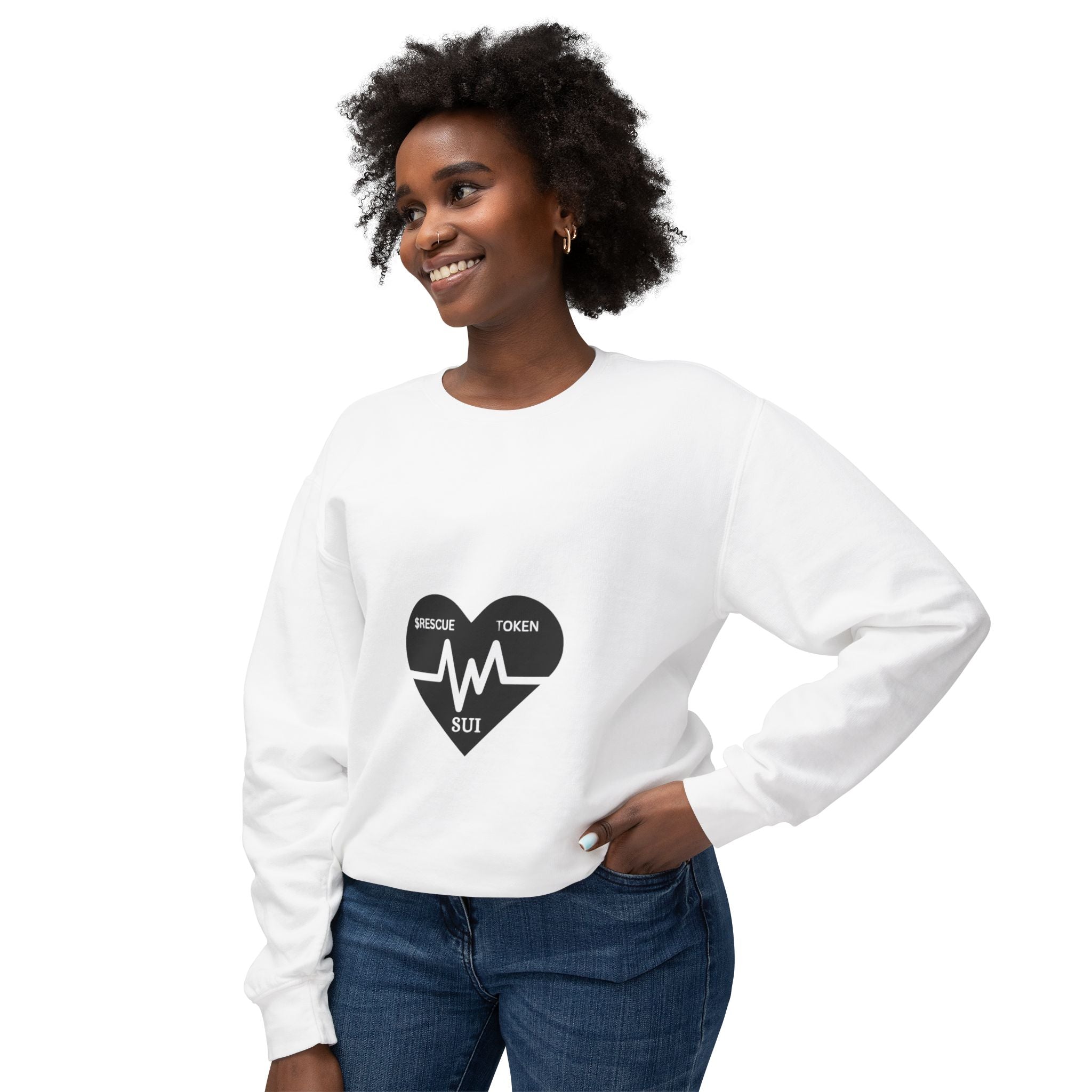 Rescue Token Heartbeat Sweatshirt