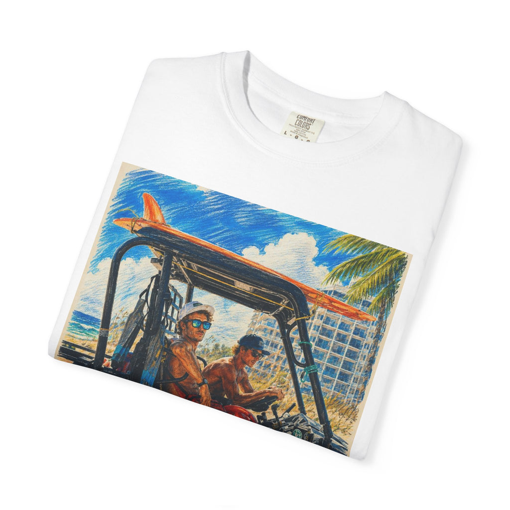 Rescue on Sui Network T-Shirt — Vintage Lifeguard Crypto Graphic Tee