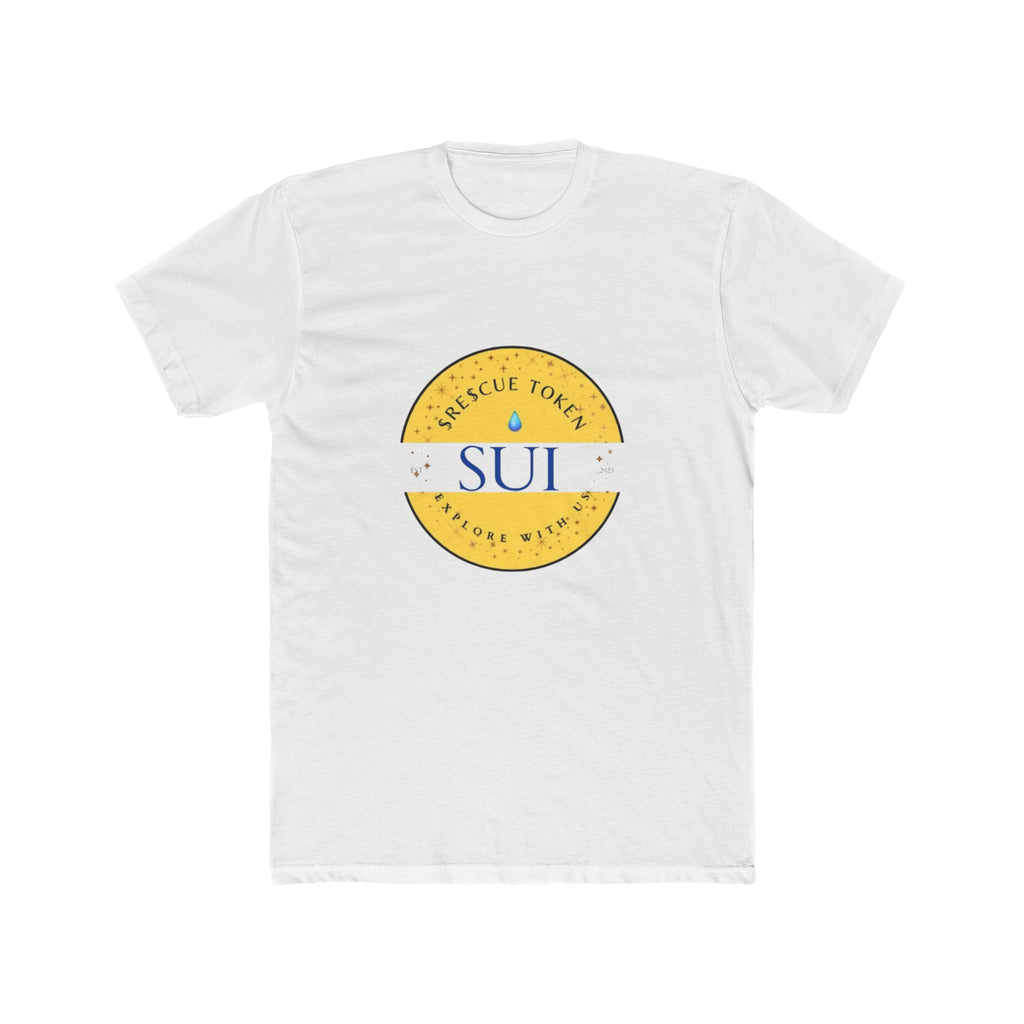 SUI Rescue Token Graphic Tee — Yellow Badge Cotton T-Shirt
