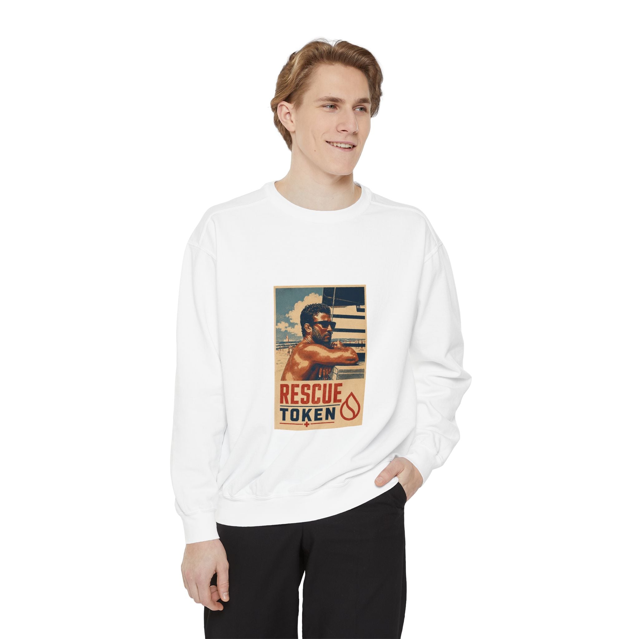 Rescue Token Retro Lifeguard Sweatshirt