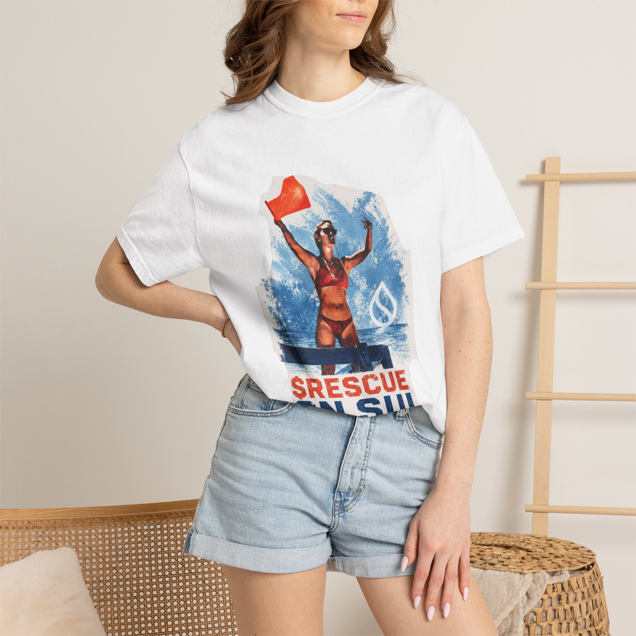 Rescue On Sui Surf Lifeguard T-Shirt