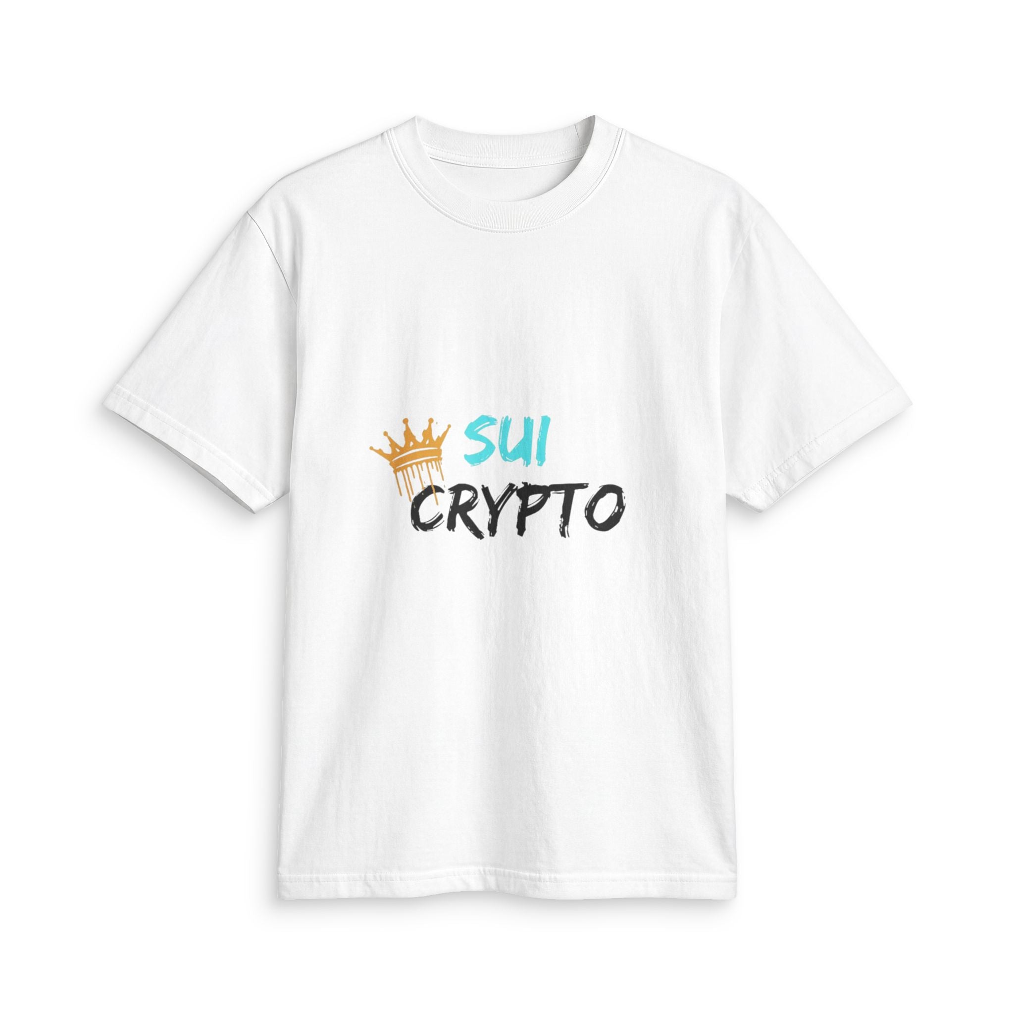 SUI Crypto T‑Shirt — Crown Logo Crypto Gamer Tee