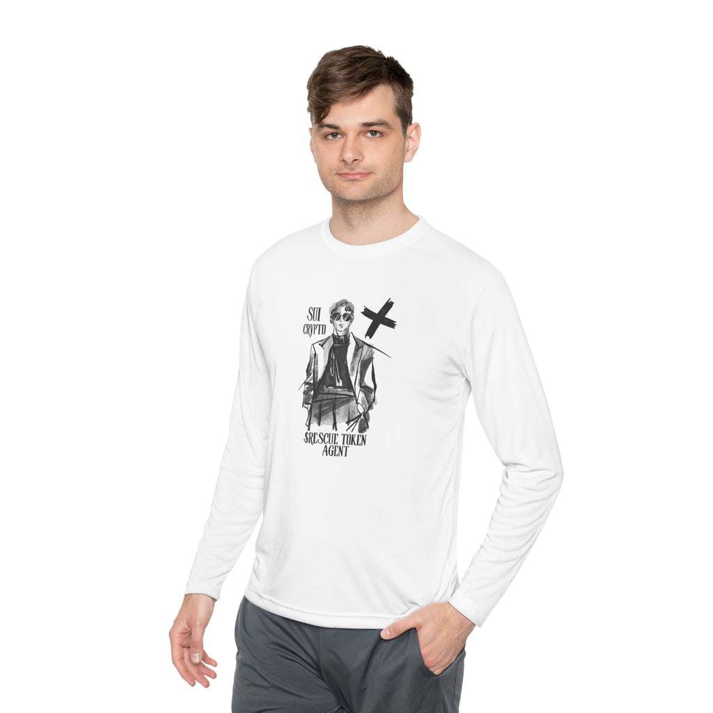 Long Sleeve Tee — Gothic Cross Graphic with 'Soul Crypt' Illustration